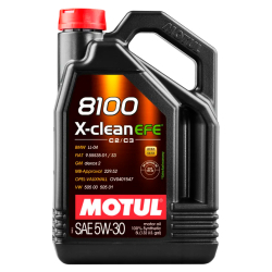 Масло Motul 5W-30 8100 X-clean EFE синтетика 5л