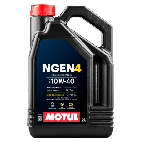 Масло Motul 10W-40 NGEN 4 синтетика 5л ML 387806 / 113059