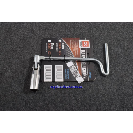 Ключ свечной (ручка) 16х21 мм Дорожная Карта DK2807-1С/16