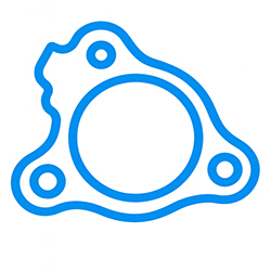 Прокладка турбонагнітачів