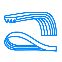 Ремінь полікліновий (потічковий)