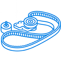 Ремінь розподілвалу ГРМ та комплекти